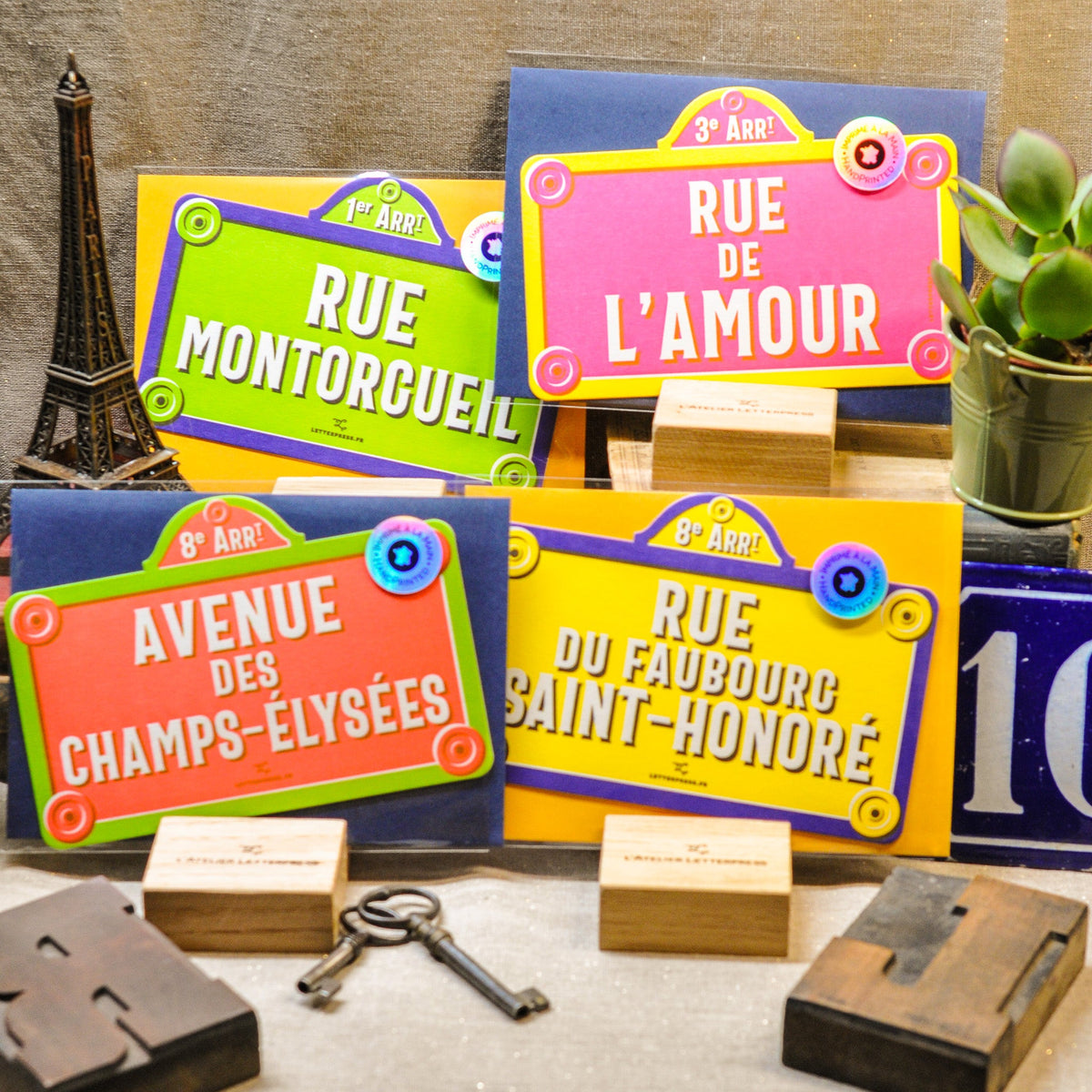Streets of Paris– L'Atelier Letterpress