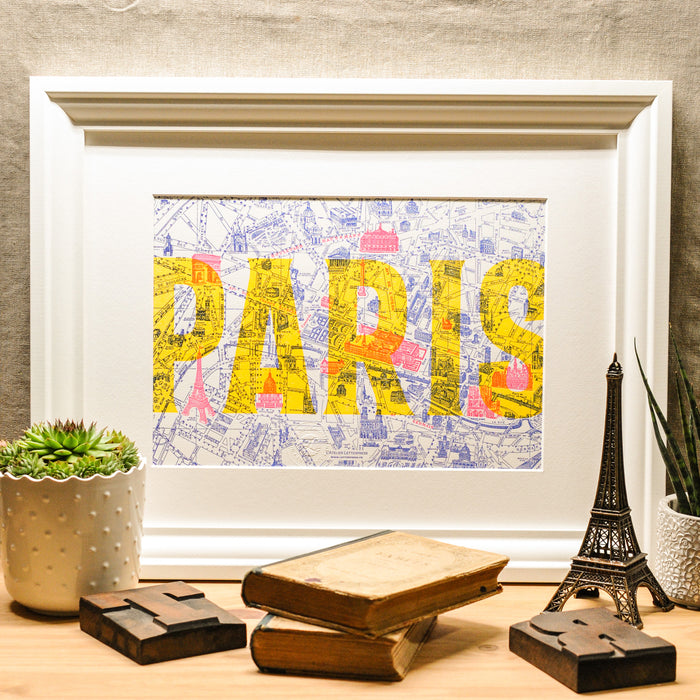 Les 4 affiches Paris Pop