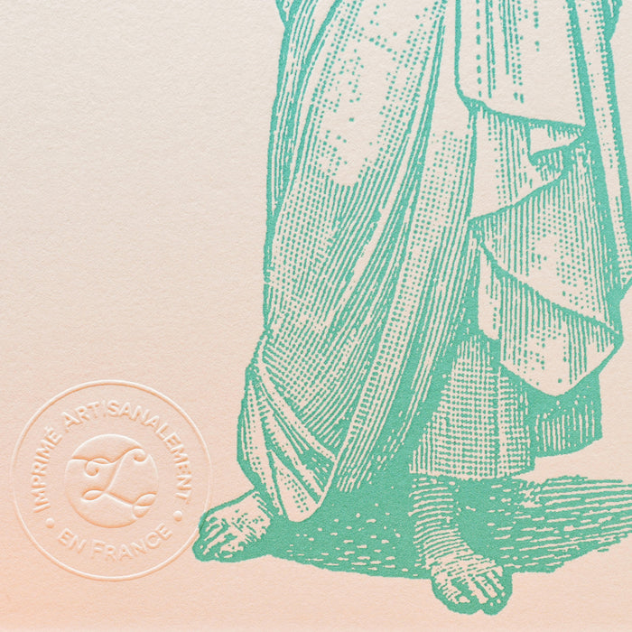 Letterpress Art Print The Influencer (Jesus)