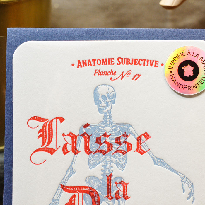 Letterpress Card Let Dance take over You (with envelope)
