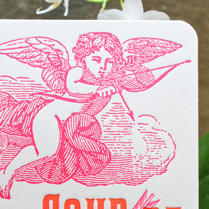 Letterpress Card Love at First Sight (with envelope)