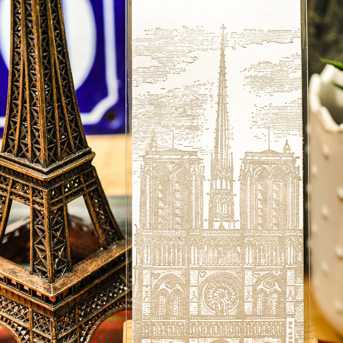 Marque-page Letterpress Notre Dame de Paris