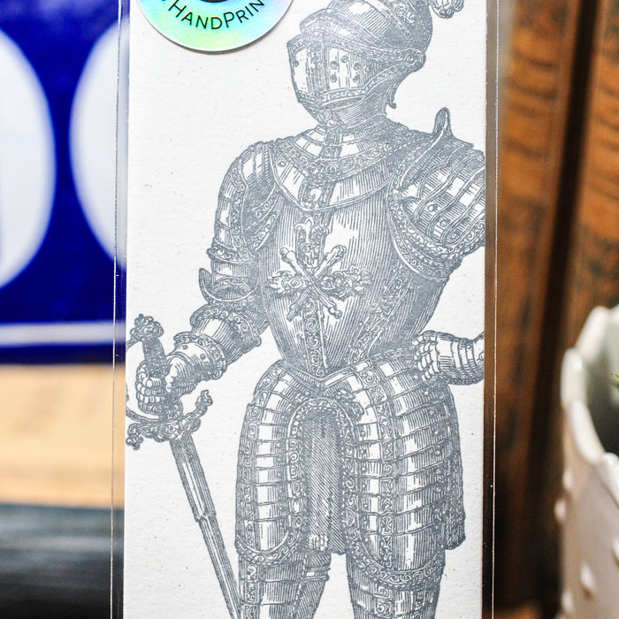 Letterpress Bookmark Proud Armor