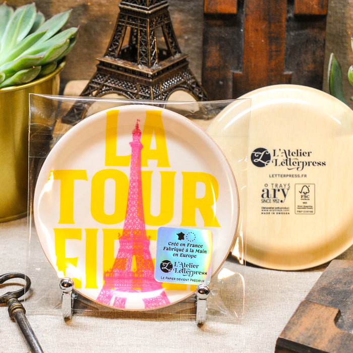 Petit Plateau pour Tasse Tour Eiffel