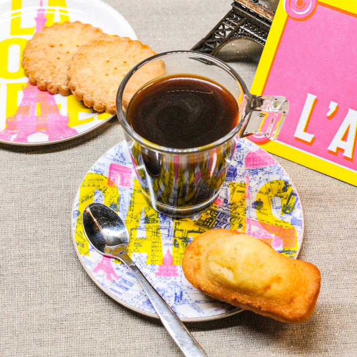 Petit Plateau pour Tasse Plan de Paris