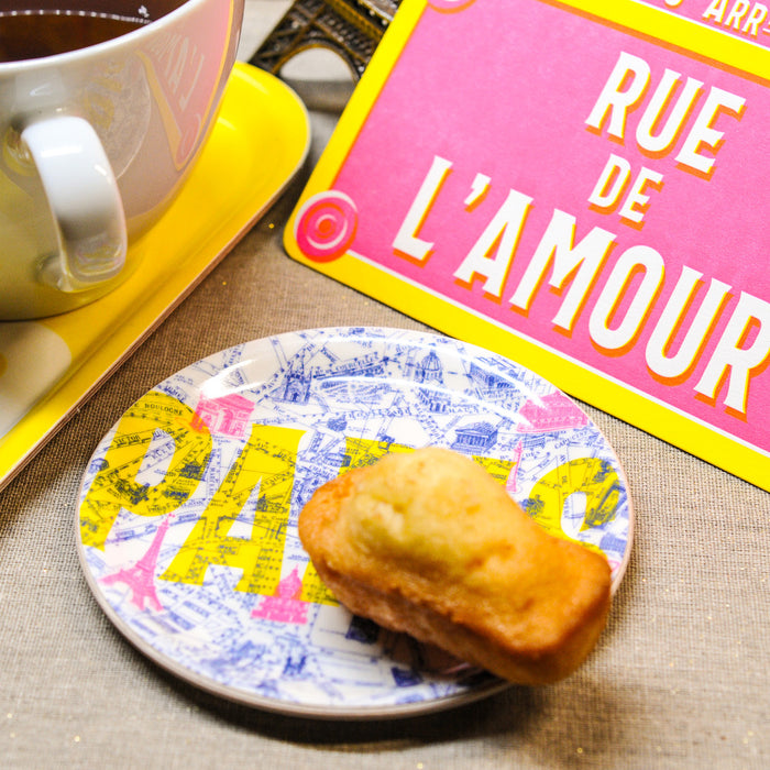 Petit Plateau pour Tasse Plan de Paris