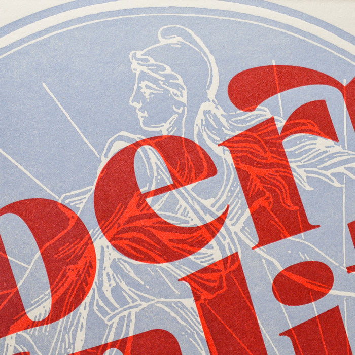 Letterpress Art Print Liberty, Equality, Fraternity