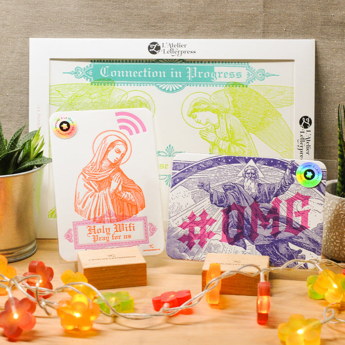 Carte Letterpress #OMG