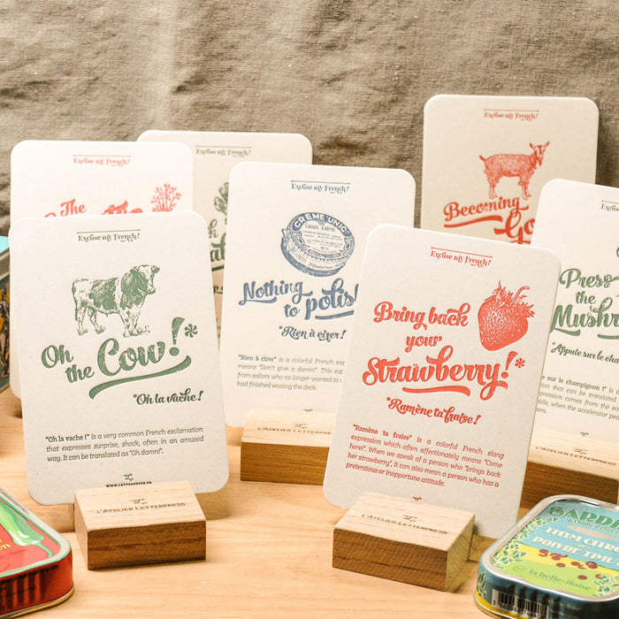 Carte Letterpress Devenir Chèvre
