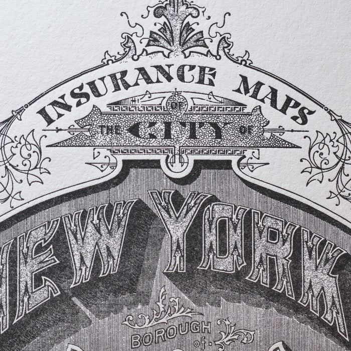 Letterpress Art Print New York
