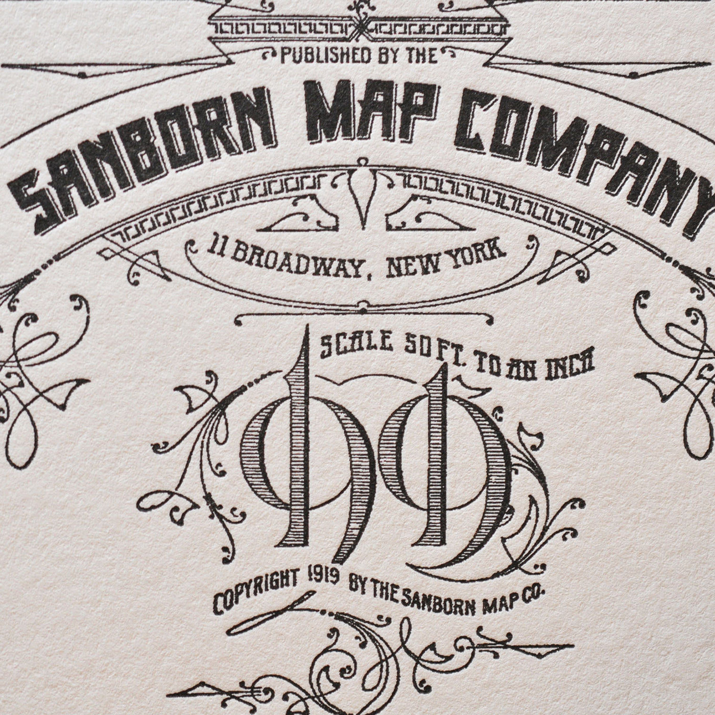 Affiche Letterpress Los Angeles L'Atelier Letterpress