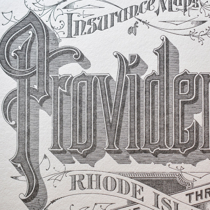 Affiche Letterpress Providence