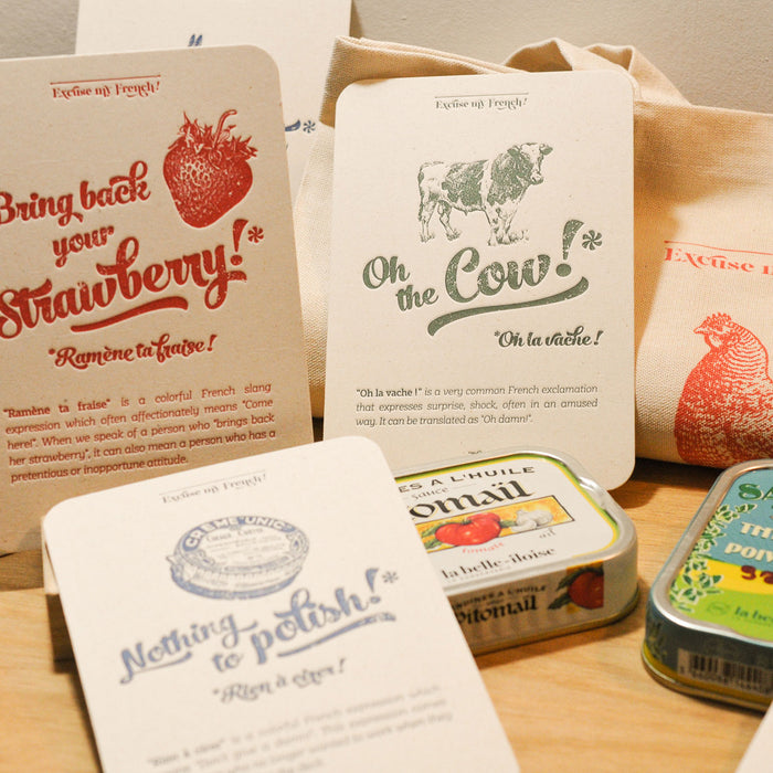 Letterpress Card Mushroom