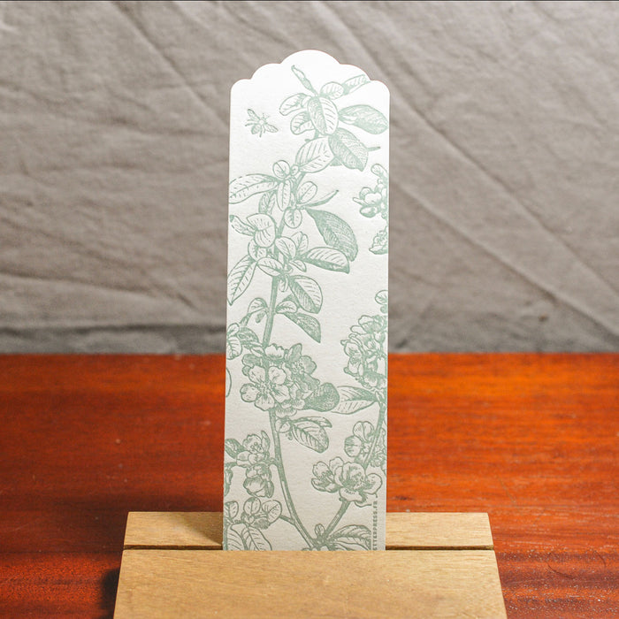 Letterpress Bookmark Branch