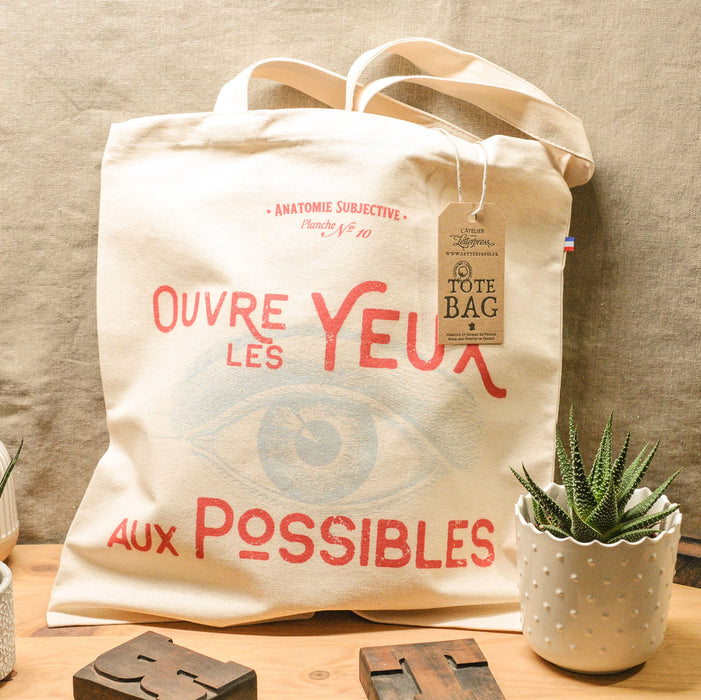 Tote Bag Open your Eyes to Possibilities
