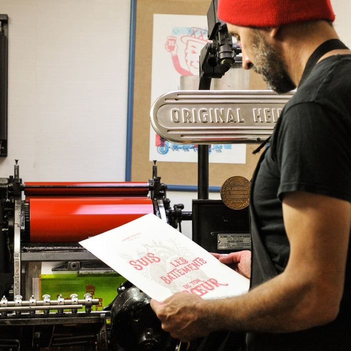 Imprimeur d'art, Atelier Letterpress