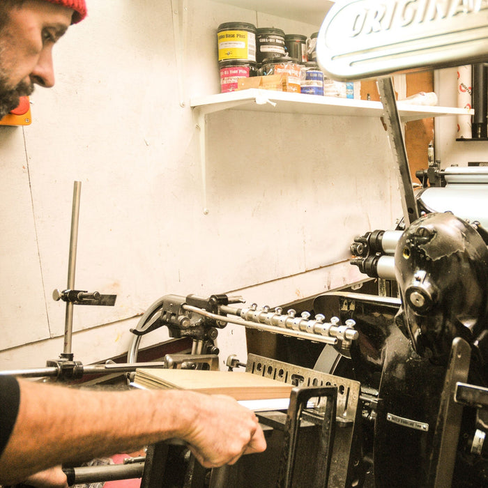 Marque-page Letterpress fluo Arc de Triomphe